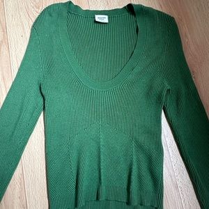 Abercrombie scoopneck long sleeve